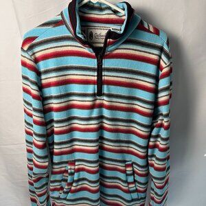 Outback Trading Company Men's Fleece 1/4 zip Southwest Colors
